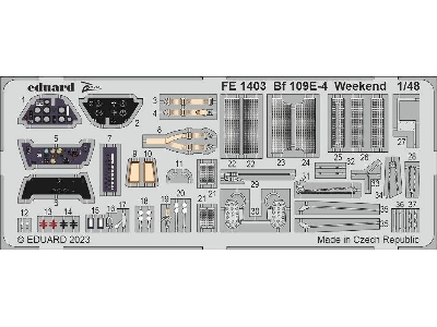 Bf 109E-4 Weekend 1/48 - EDUARD - zdjęcie 1