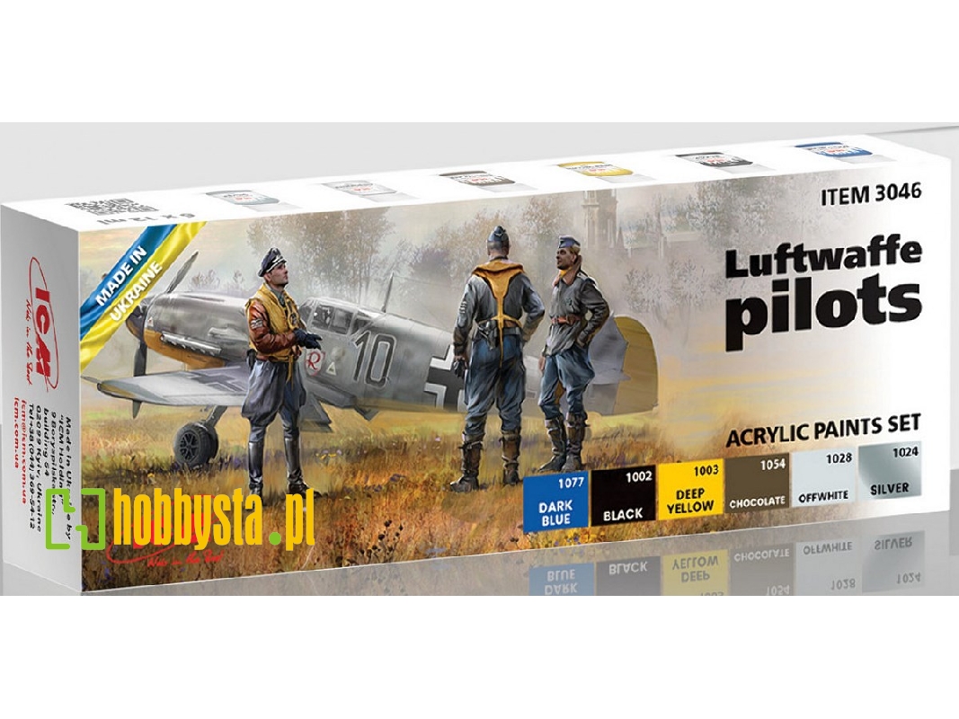 Acrylic Paints Set For Luftwaffe Pilots - zdjęcie 1