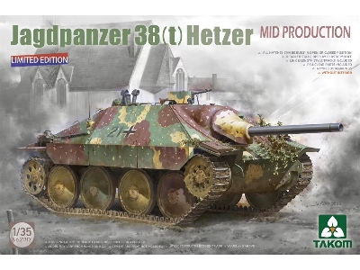 Jagdpanzer 38(t) Hetzer - środkowa produkcja - edycja limitowana - zdjęcie 1