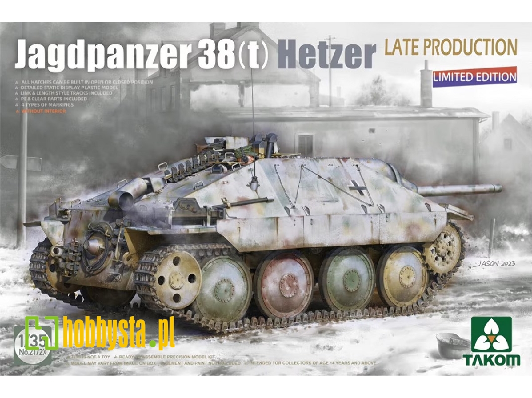 Jagdpanzer 38(t) Hetzer - późna produkcja - edycja limitowana - zdjęcie 1 Jagdpanzer 38(t) Hetzer - późna produkcja - edycja limitowana - zdjęcie 1
