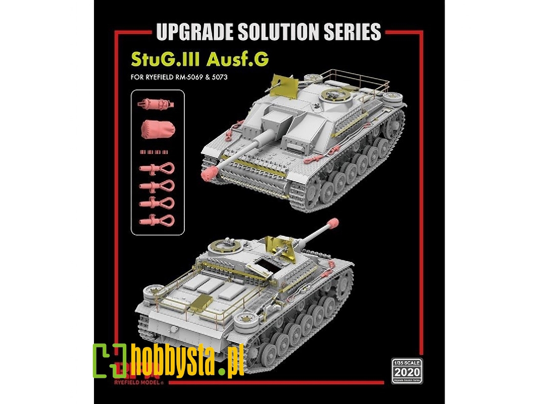 Upgrade Set For Stug. Iii Ausf. G (For Ryefield Rm-5069 And Rm-5073) - zdjęcie 1 Upgrade Set For Stug. Iii Ausf. G (For Ryefield Rm-5069 And Rm-5073) - zdjęcie 1
