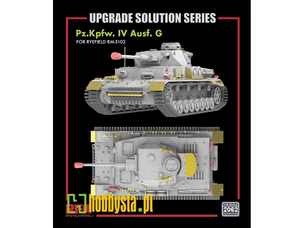 Upgrade Solution Series For Rfm-5102 Pz.Kpfw. Iv Ausf. G - zdjęcie 1 Upgrade Solution Series For Rfm-5102 Pz.Kpfw. Iv Ausf. G - zdjęcie 1