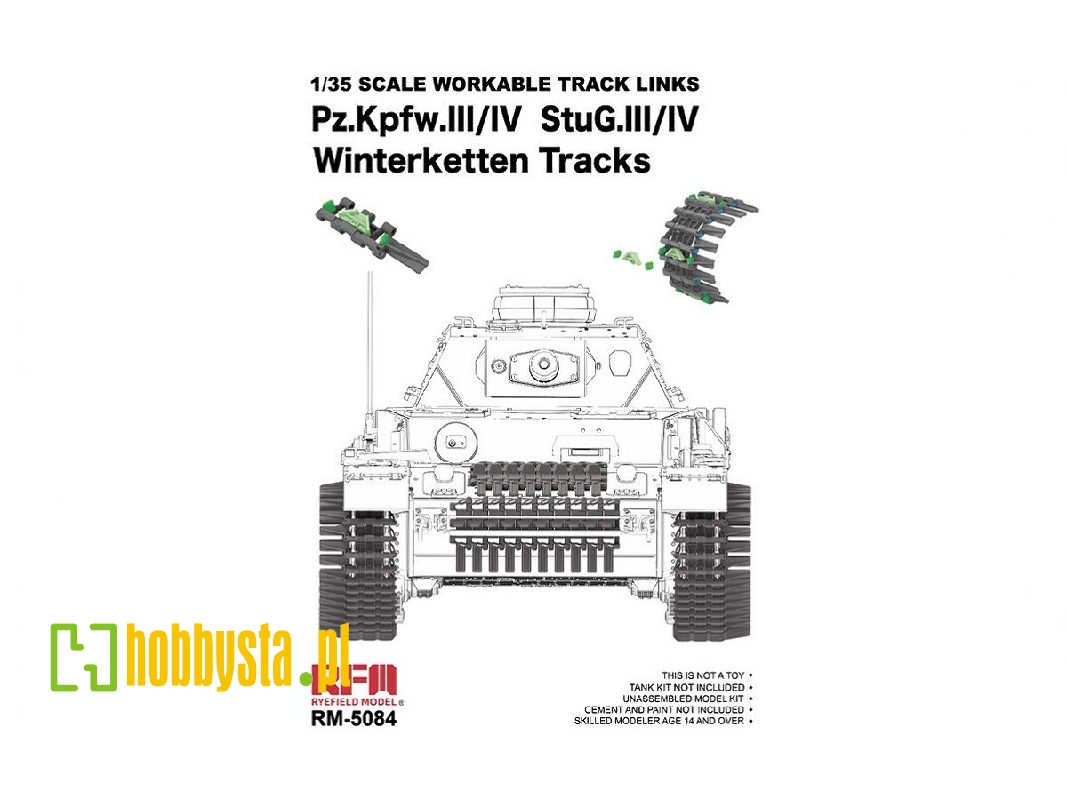 Workable Track Links - Winterketten Tracks For Pz.Kpfw. Iii/Iv And Stug.Iii/Iv - zdjęcie 1 Workable Track Links - Winterketten Tracks For Pz.Kpfw. Iii/Iv And Stug.Iii/Iv - zdjęcie 1