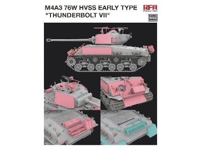 M4a3 76w Hvss Early Type 'thunderbolt Vii' - zdjęcie 2