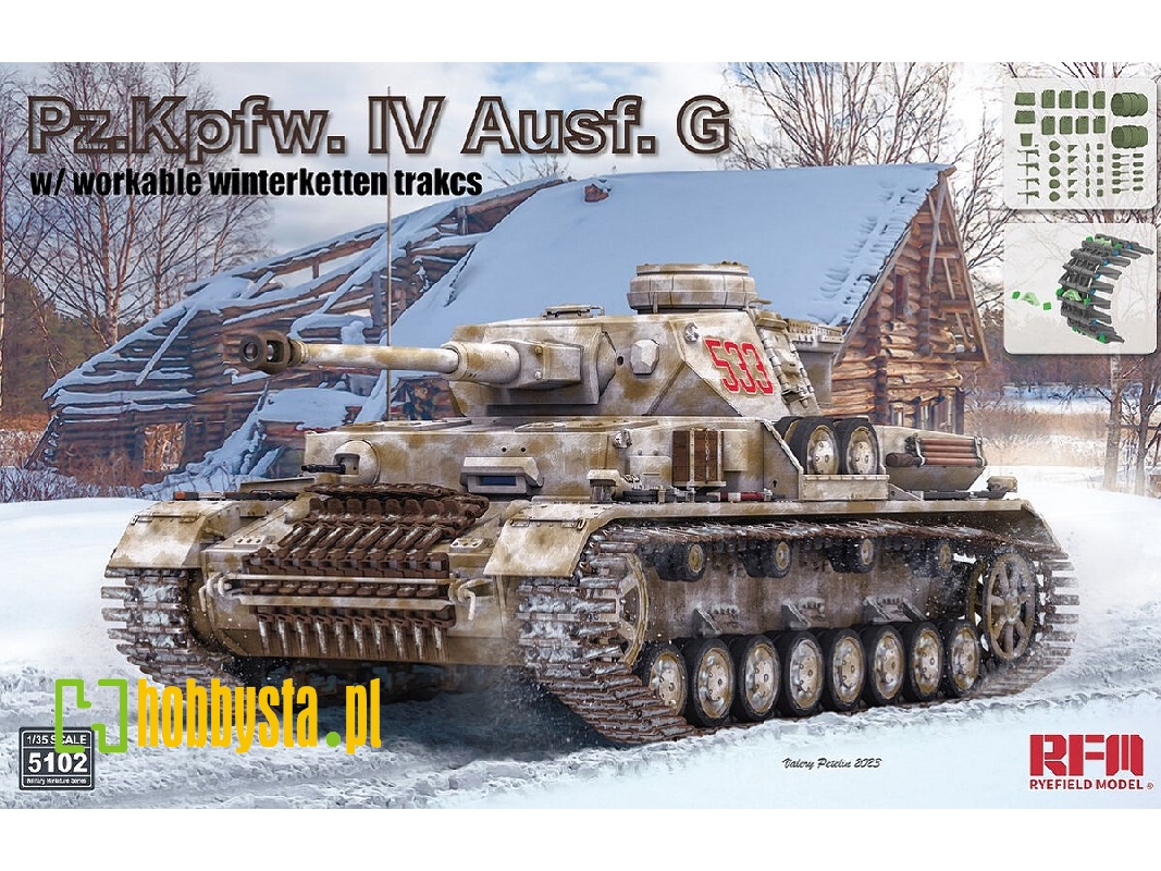 Pz.Kpfw. Iv Ausf. G With Workable Winterketten Tracks - zdjęcie 1