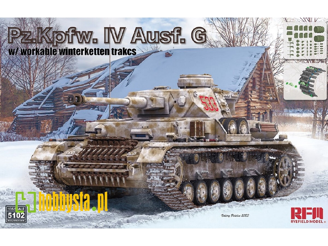 Pz.Kpfw. Iv Ausf. G With Workable Winterketten Tracks - zdjęcie 1 Pz.Kpfw. Iv Ausf. G With Workable Winterketten Tracks - zdjęcie 1