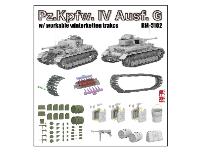 Pz.Kpfw. Iv Ausf. G With Workable Winterketten Tracks - zdjęcie 4