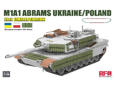 M1a1 Abrams Ukraine/Poland 2in1 Limited Edition - zdjęcie 1