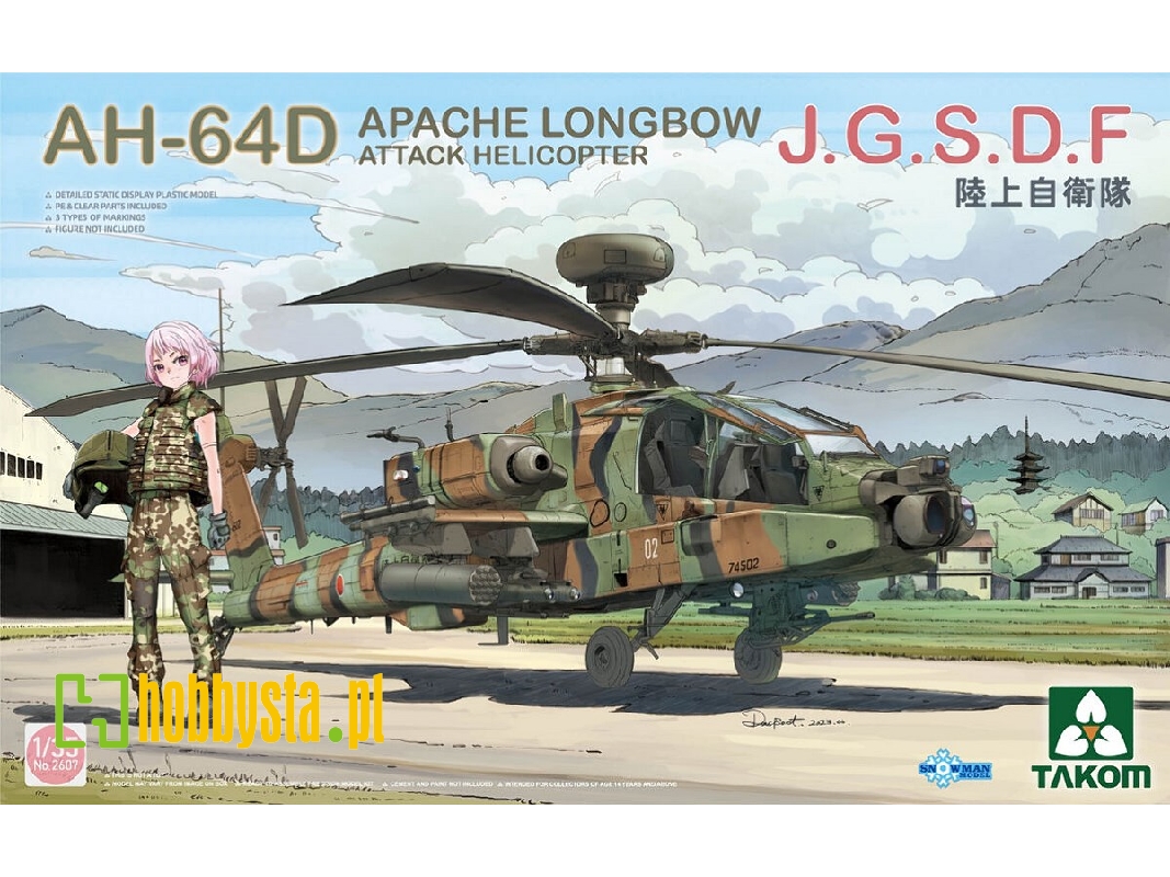 Ah-64d Apache Longbow Attack Helicopter J.G.S.D.F - zdjęcie 1