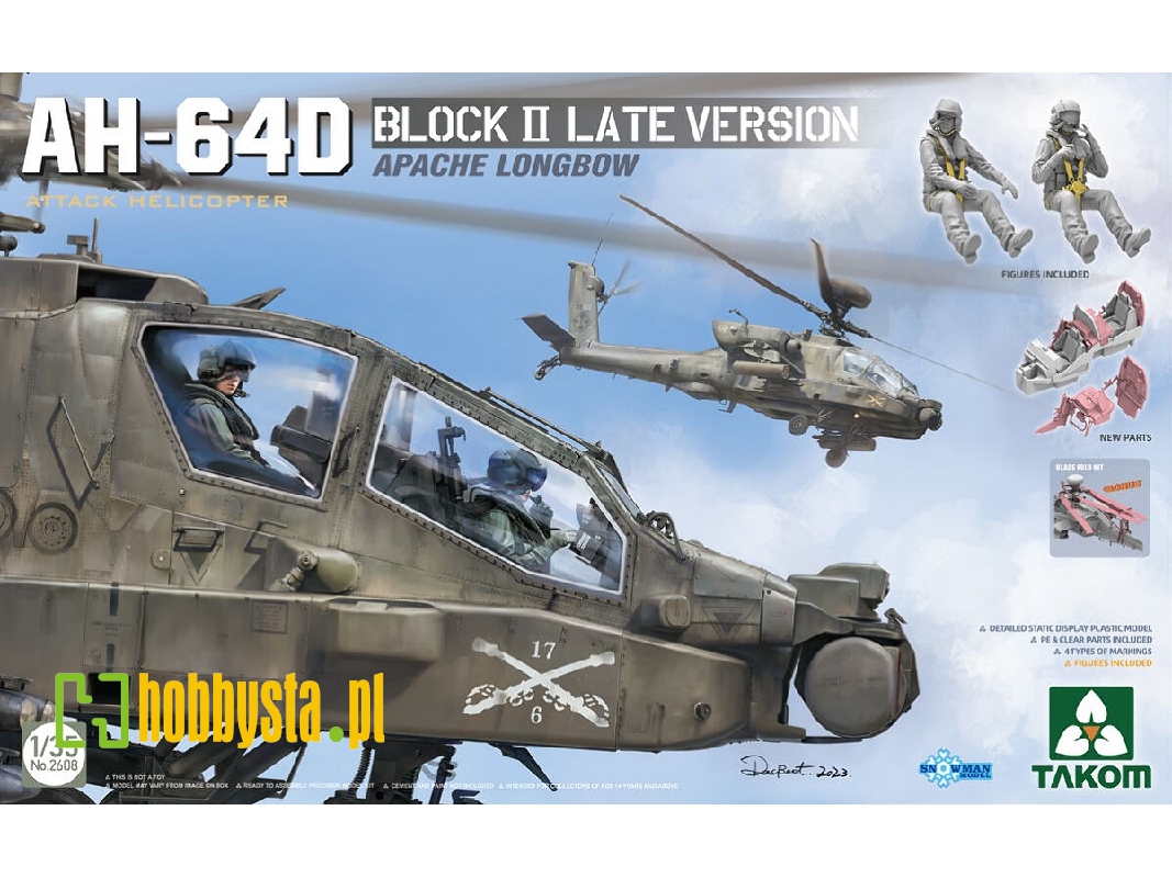 Ah-64d Attack Helicopter Apache Longbow Block Ii Late Version - zdjęcie 1