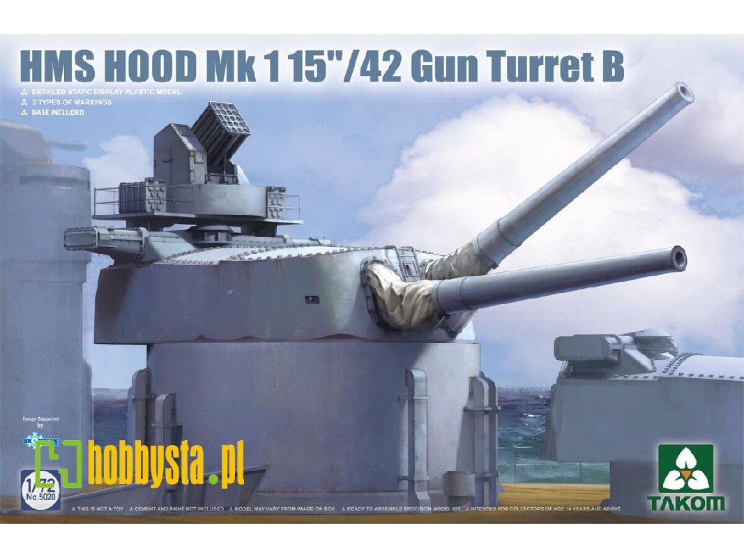 Hms Hood 15/42 Mk1 Gun Turret B - zdjęcie 1