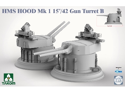 Hms Hood 15/42 Mk1 Gun Turret B - zdjęcie 2
