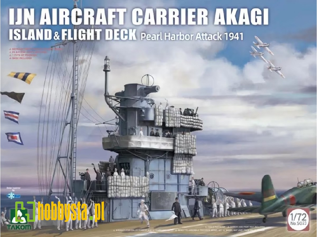 Ijn Aircraft Carrier Akagi - Island And Flight Deck, Pearl Harbor Attack 1941 - zdjęcie 1