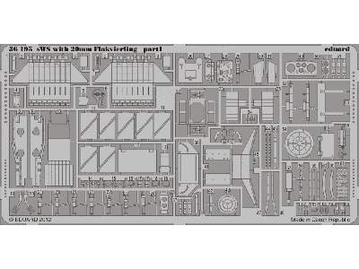  sWS with 20mm Flakvierling 1/35 - Great Wall Hobby - blaszki - zdjęcie 2