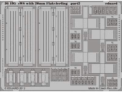  sWS with 20mm Flakvierling 1/35 - Great Wall Hobby - blaszki - zdjęcie 3