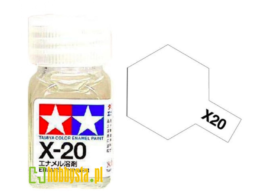 Rozcieńczalnik X-20 do farb olejnych - emalii - 10 ml - zdjęcie 1
