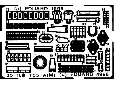  T-55AM 1/35 - Esci - blaszki - zdjęcie 4