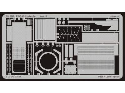  T-55AM interior 1/35 - Skif - blaszki - zdjęcie 2