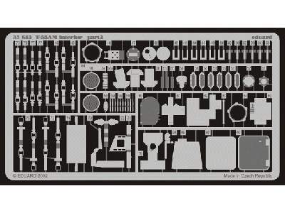  T-55AM interior 1/35 - Skif - blaszki - zdjęcie 4