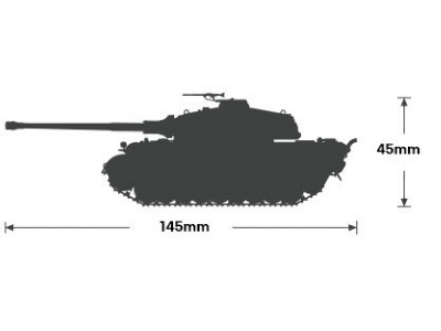 Czołg niemiecki King Tiger z wieżą Henschel'a - zdjęcie 2