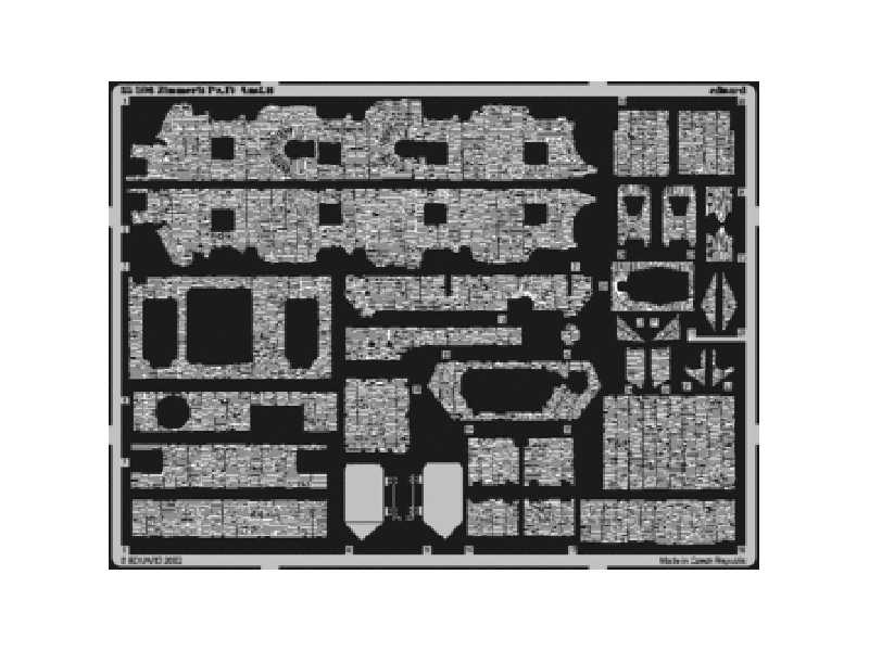 T-62 1/35 - Tamiya - blaszki - zdjęcie 1 T-62 1/35 - Tamiya - blaszki - zdjęcie 1