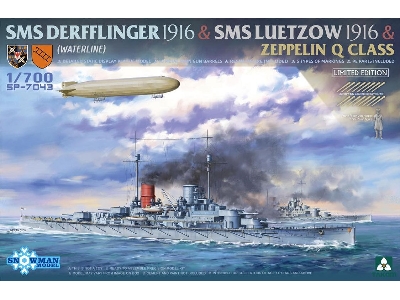 SMS Derfflinger 1916 & SMS Lützow 1916 & Zeppelin Q Class Limited Edition - zdjęcie 1