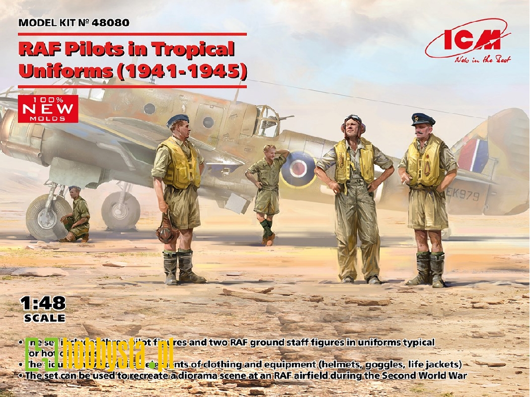 Raf Pilots In Tropical Uniforms - zdjęcie 1 Raf Pilots In Tropical Uniforms - zdjęcie 1