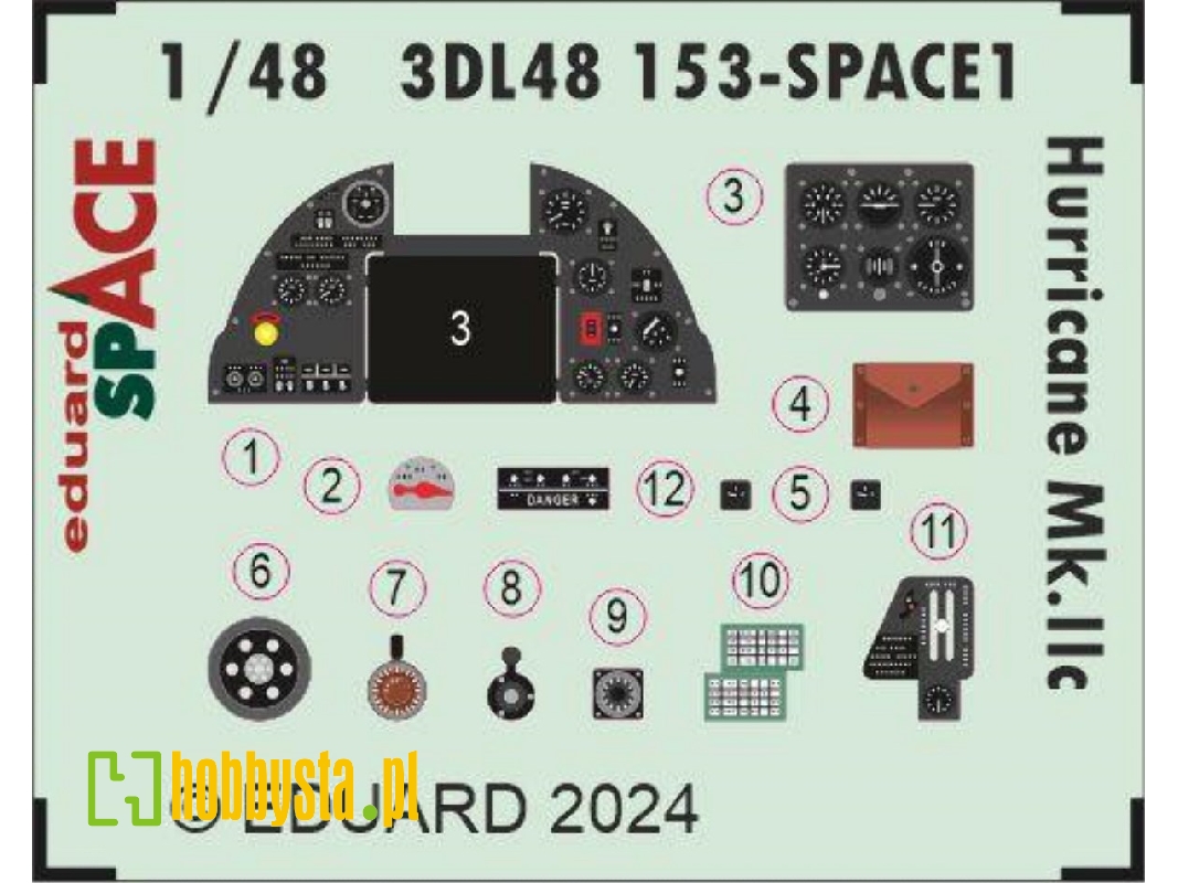 Hurricane Mk. IIc SPACE 1/48 - HOBBY BOSS - zdjęcie 1