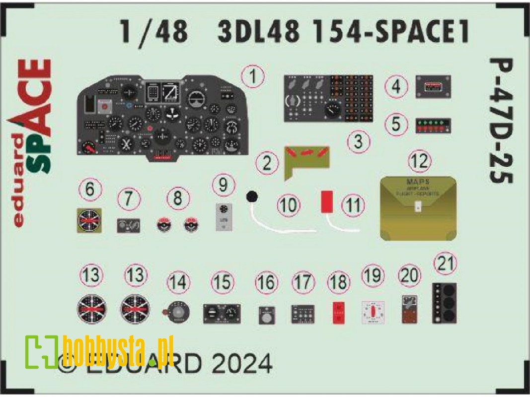 P-47D-25 SPACE 1/48 - MINIART - zdjęcie 1 P-47D-25 SPACE 1/48 - MINIART - zdjęcie 1