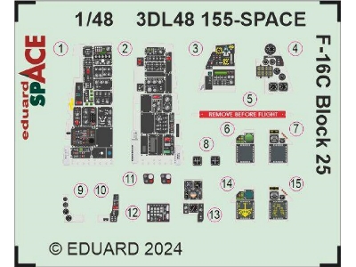 F-16C Block 25 SPACE 1/48 - TAMIYA - zdjęcie 1