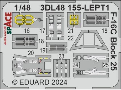 F-16C Block 25 SPACE 1/48 - TAMIYA - zdjęcie 2