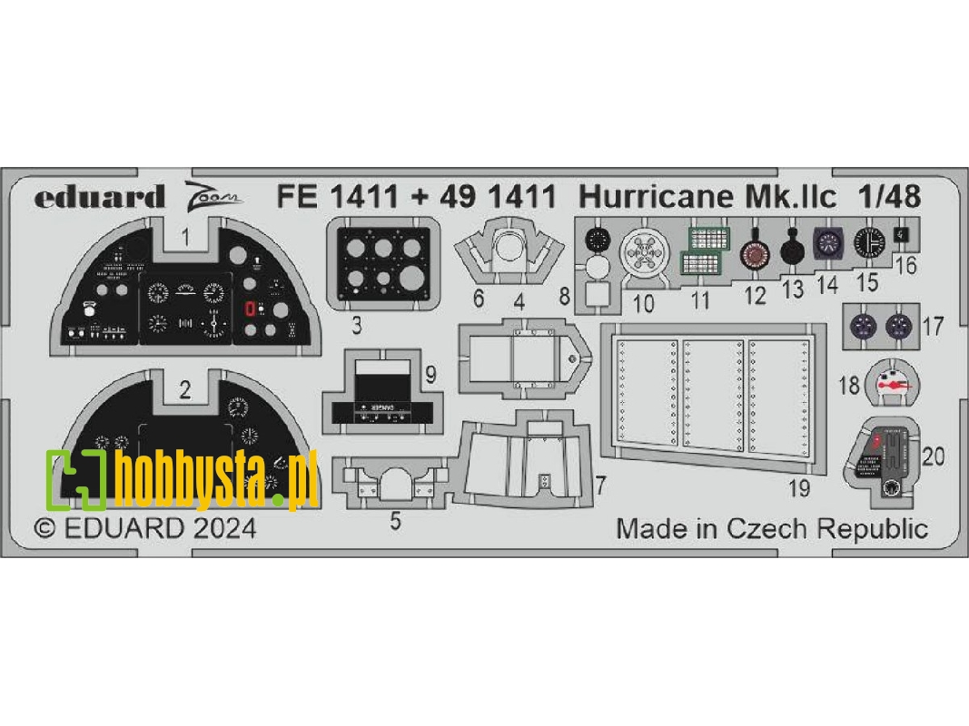 Hurricane Mk. IIc 1/48 - HOBBY BOSS - zdjęcie 1 Hurricane Mk. IIc 1/48 - HOBBY BOSS - zdjęcie 1