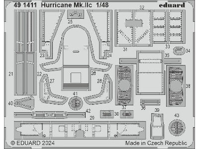 Hurricane Mk. IIc 1/48 - HOBBY BOSS - zdjęcie 2
