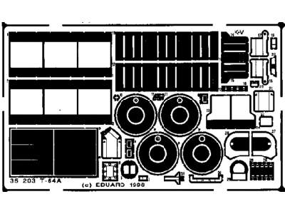  T-64A 1/35 - Skif - blaszki - zdjęcie 1