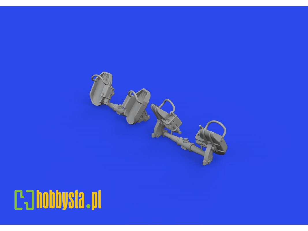 Bf 109E rudder pedals early PRINT 1/48 - zdjęcie 1 Bf 109E rudder pedals early PRINT 1/48 - zdjęcie 1