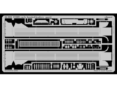  T-70M early bended fenders 1/35 - Miniart - blaszki - zdjęcie 1