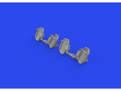 Bf 109E rudder pedals early PRINT 1/48 - zdjęcie 7