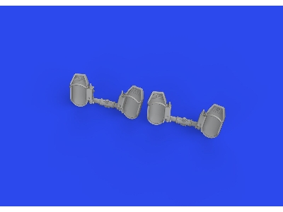 Bf 109E rudder pedals early PRINT 1/48 - zdjęcie 8