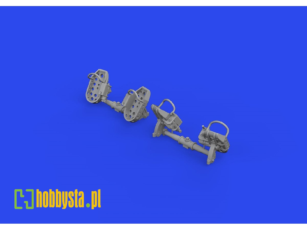 Bf 109E rudder pedals late PRINT 1/48 - zdjęcie 1 Bf 109E rudder pedals late PRINT 1/48 - zdjęcie 1