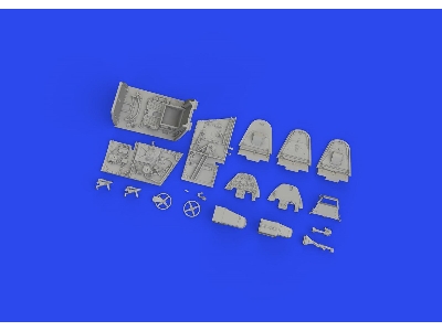 Bf 109G-6/ AS cockpit PRINT 1/48 - EDUARD - zdjęcie 2