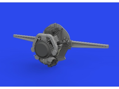 FM-2 wheel bay PRINT 1/48 - EDUARD - zdjęcie 1