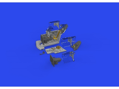 Bf 109G-5/ G-6 cockpit PRINT 1/72 - EDUARD - zdjęcie 1