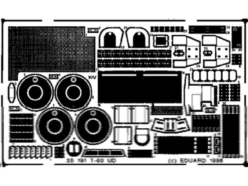 T-80UD 1/35 - Skif - blaszki - zdjęcie 1 T-80UD 1/35 - Skif - blaszki - zdjęcie 1
