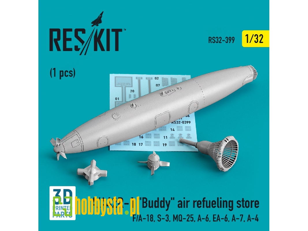 A/A42r-1 'buddy' Air Refueling Store (1 Pcs) (F/A-18, S-3, Mq-25, A-6, Ea-6, A-7, A-4) - zdjęcie 1