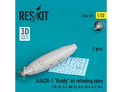 A/A42r-1 'buddy' Air Refueling Store (1 Pcs) (F/A-18, S-3, Mq-25, A-6, Ea-6, A-7, A-4) - zdjęcie 2