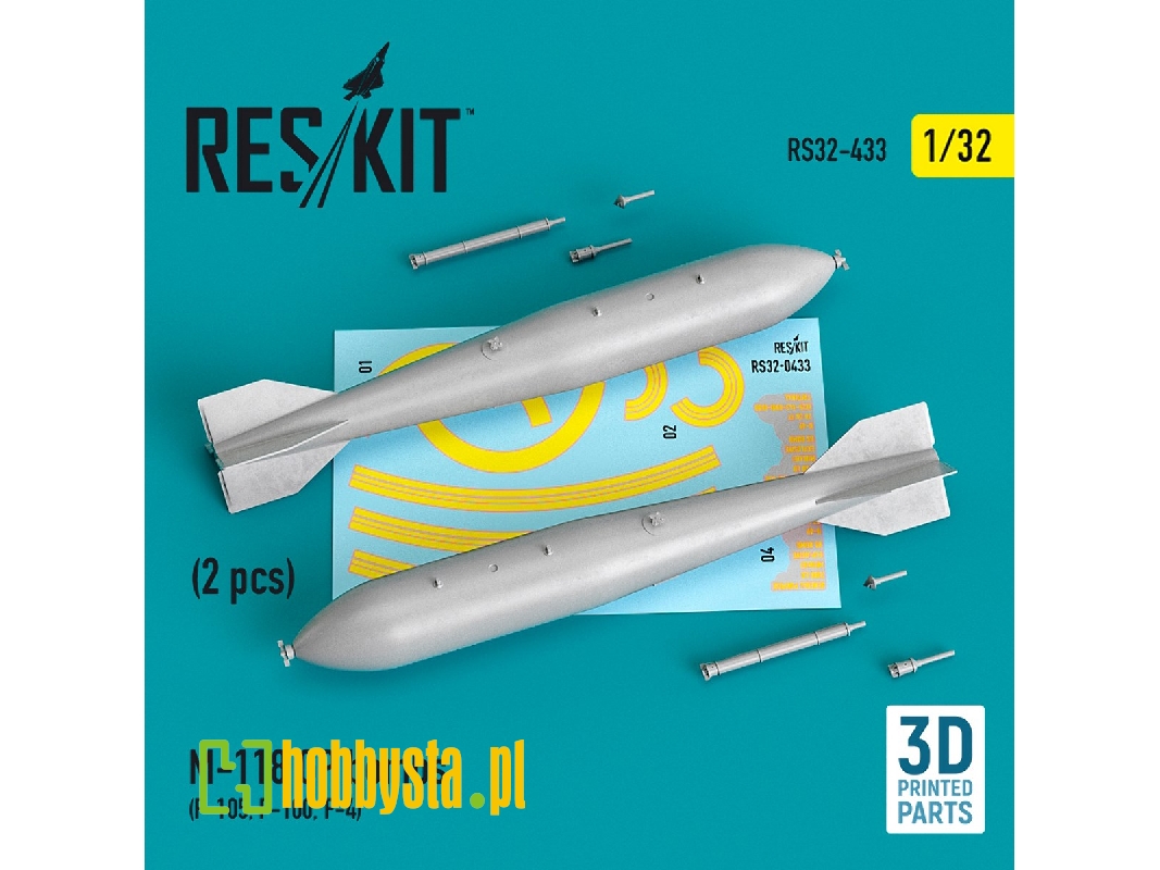 M-118 Gp Bombs (2 Pcs) (F-105, F-100, F-4) - zdjęcie 1