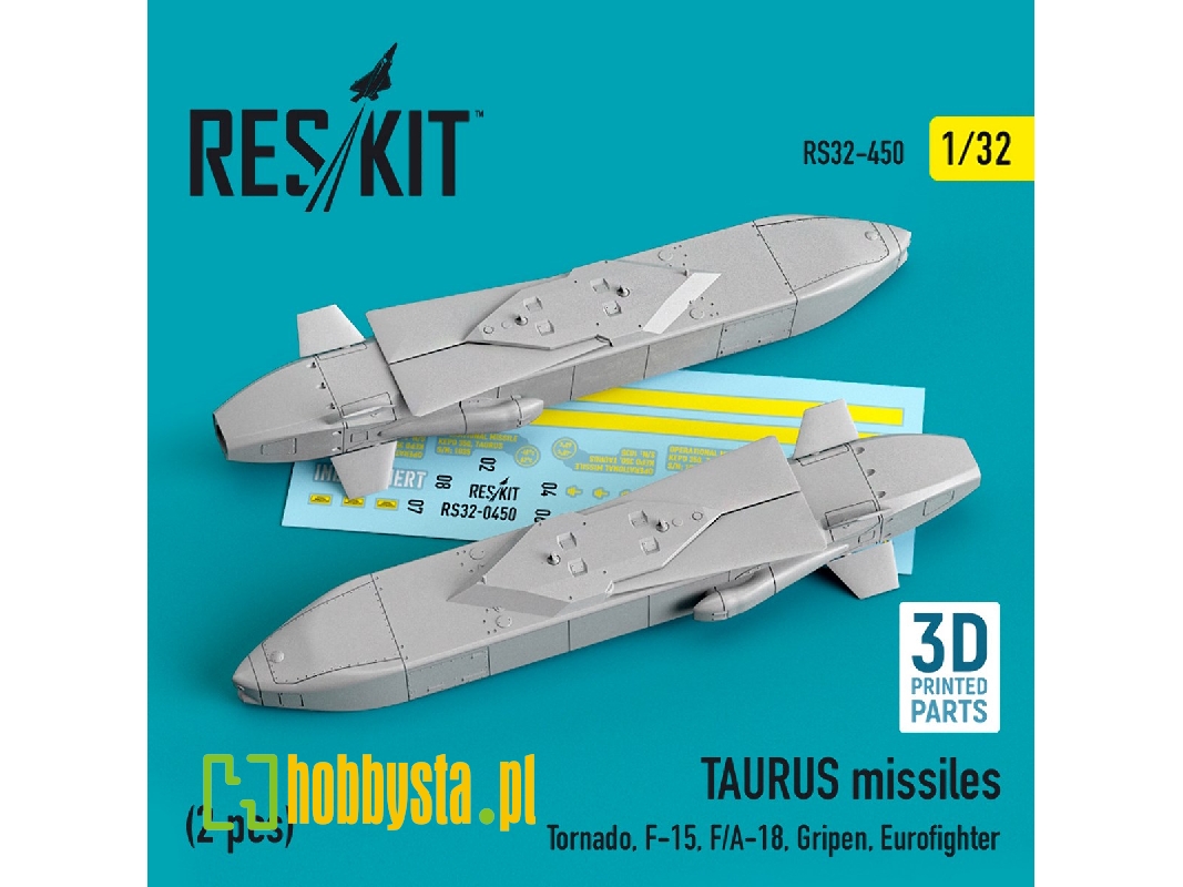 Taurus Missiles (2 Pcs) (Tornado, F-15, F/A-18, Gripen, Eurofighter) - zdjęcie 1