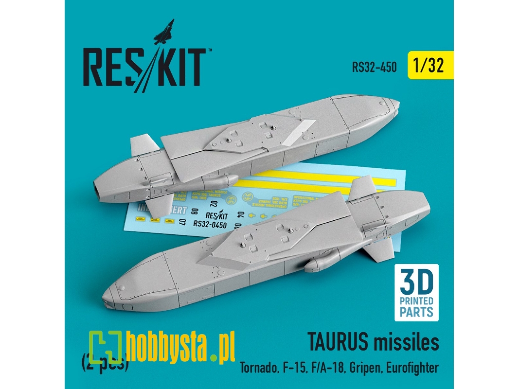 Taurus Missiles (2 Pcs) (Tornado, F-15, F/A-18, Gripen, Eurofighter) - zdjęcie 1 Taurus Missiles (2 Pcs) (Tornado, F-15, F/A-18, Gripen, Eurofighter) - zdjęcie 1