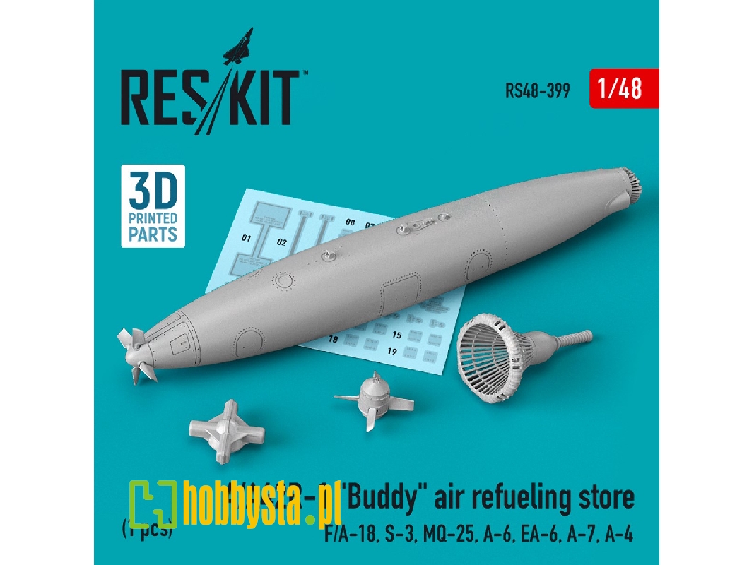 A/A42r-1 'buddy' Air Refueling Store (1 Pcs) (F/A-18, S-3, Mq-25, A-6, Ea-6, A-7, A-4) - zdjęcie 1 A/A42r-1 'buddy' Air Refueling Store (1 Pcs) (F/A-18, S-3, Mq-25, A-6, Ea-6, A-7, A-4) - zdjęcie 1