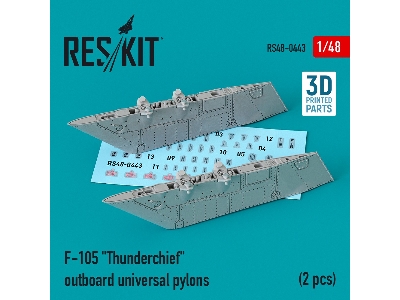 F-105 Thunderchief Outboard Universal Pylons (2 Pcs) - zdjęcie 1